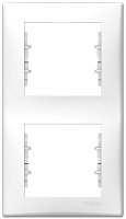 Рамка вертикальная Schneider Electric Sedna 2-м. белый